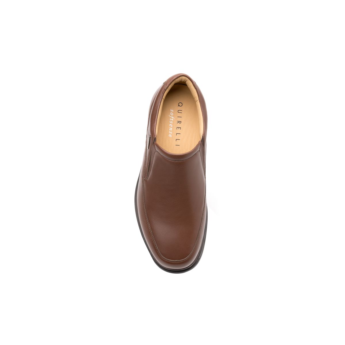 Mocasín Para Oficina Quirelli Con Doble Plantilla Para Hombre - Estilo 700803 Café
