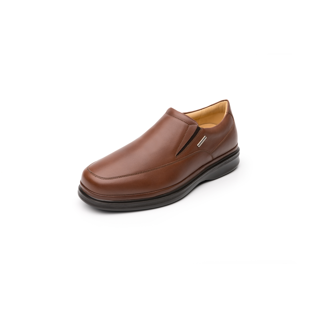Mocasín Para Oficina Quirelli Con Doble Plantilla Para Hombre - Estilo 700803 Café