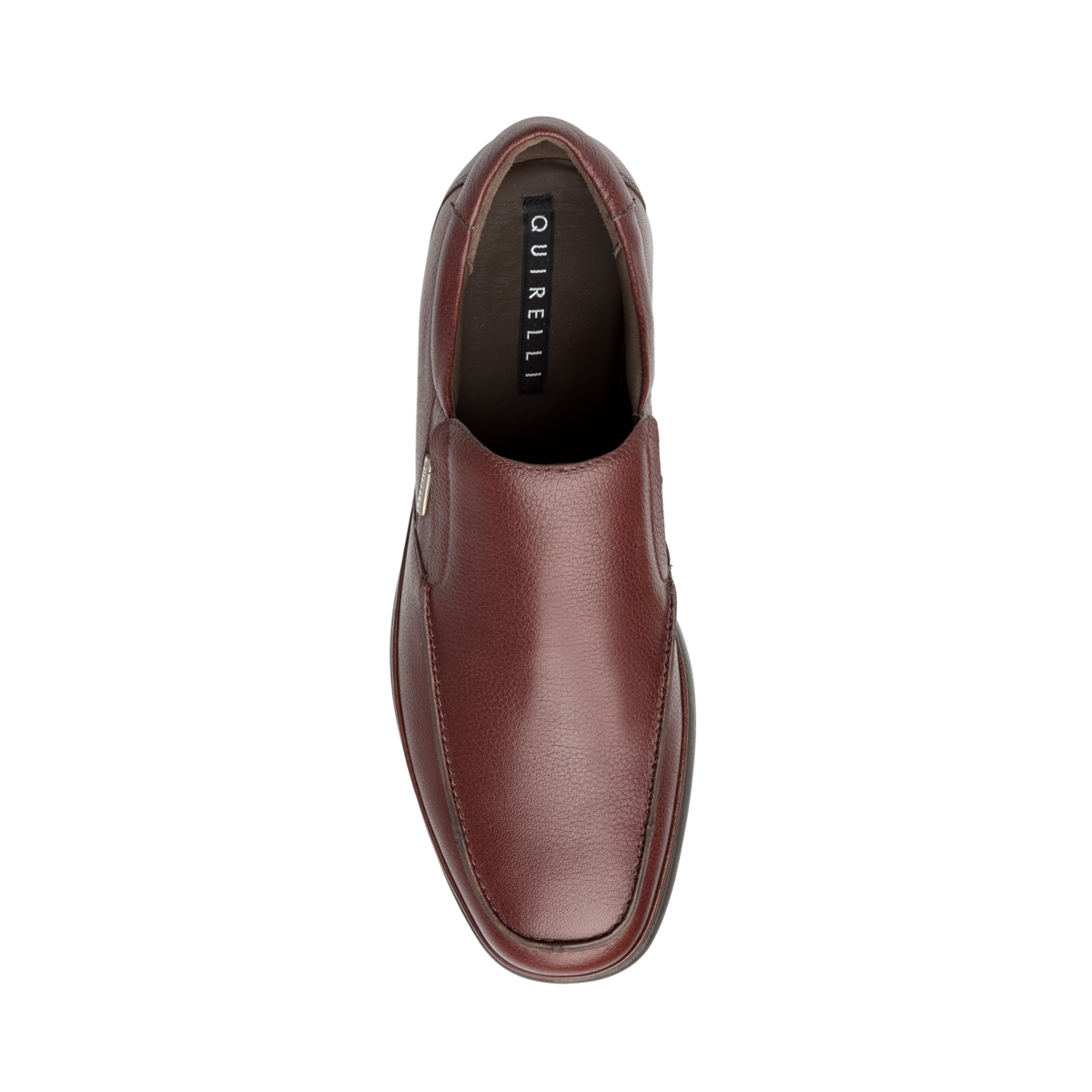 Mocasín Para Oficina Quirelli Con Corte Acojinado Para Hombre - Estilo 700903 Café