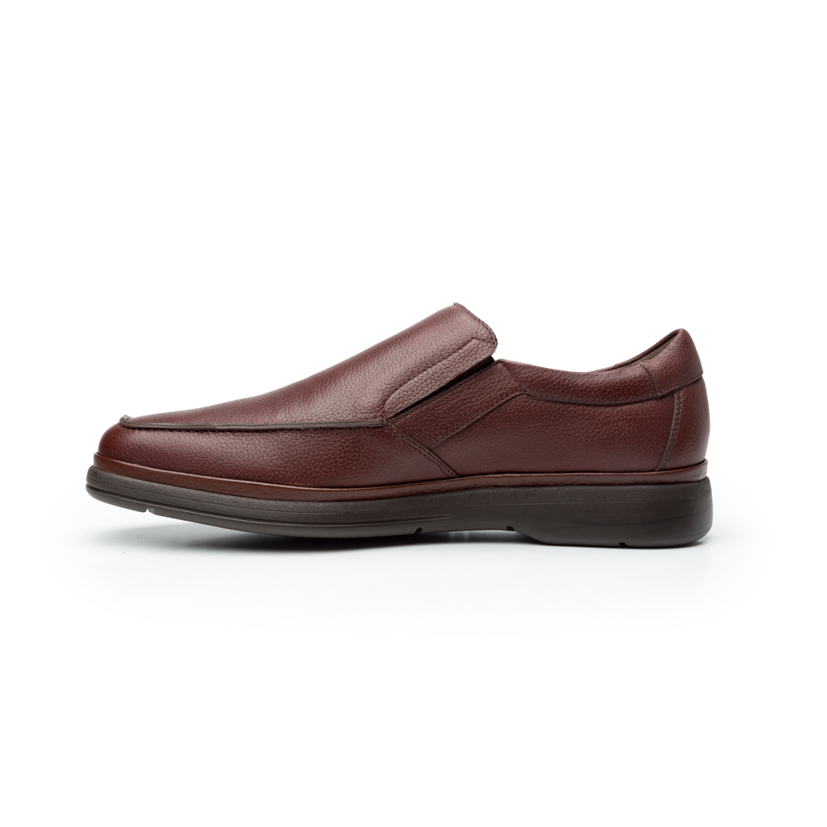 Mocasín Para Oficina Quirelli Con Corte Acojinado Para Hombre - Estilo 700903 Café