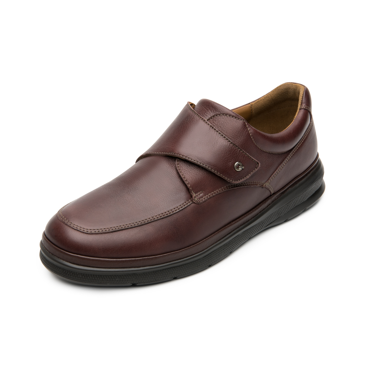 Quirelli Men's Velcro Shoe Style 701210 Dark Brown