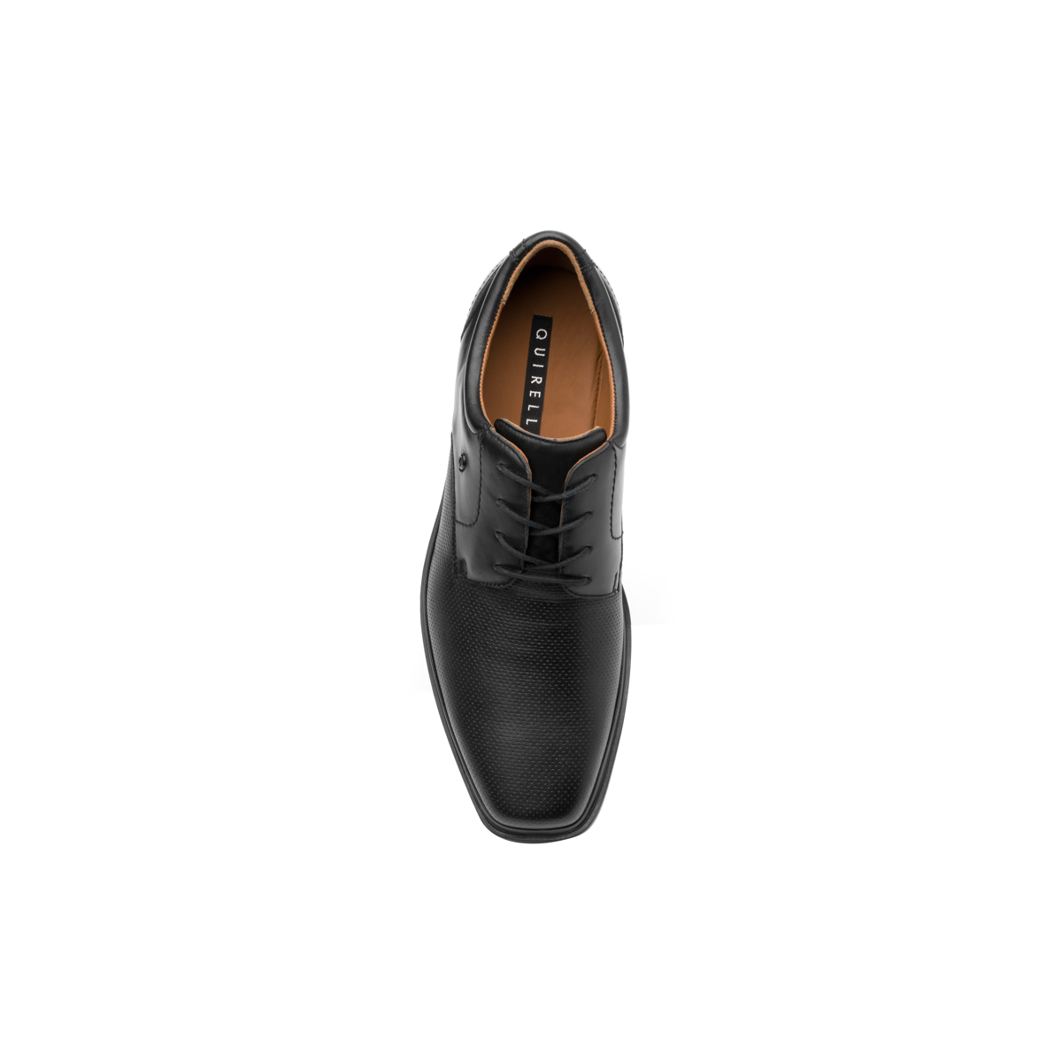 Zapato Casual Para Oficina Quirelli Con Corte Acojinado Para Hombre - Estilo 701301 Negro