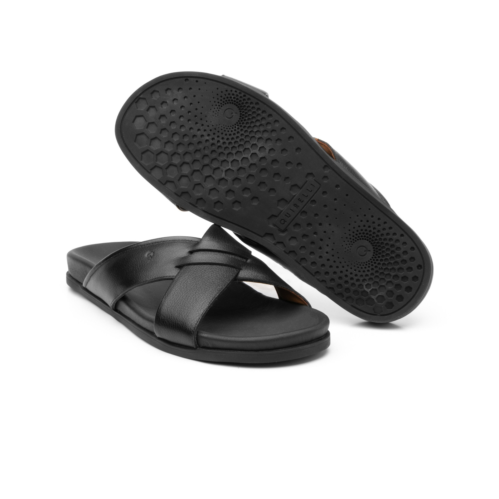 Quirelli Men's Beach Sandal - Style 701402 Black
