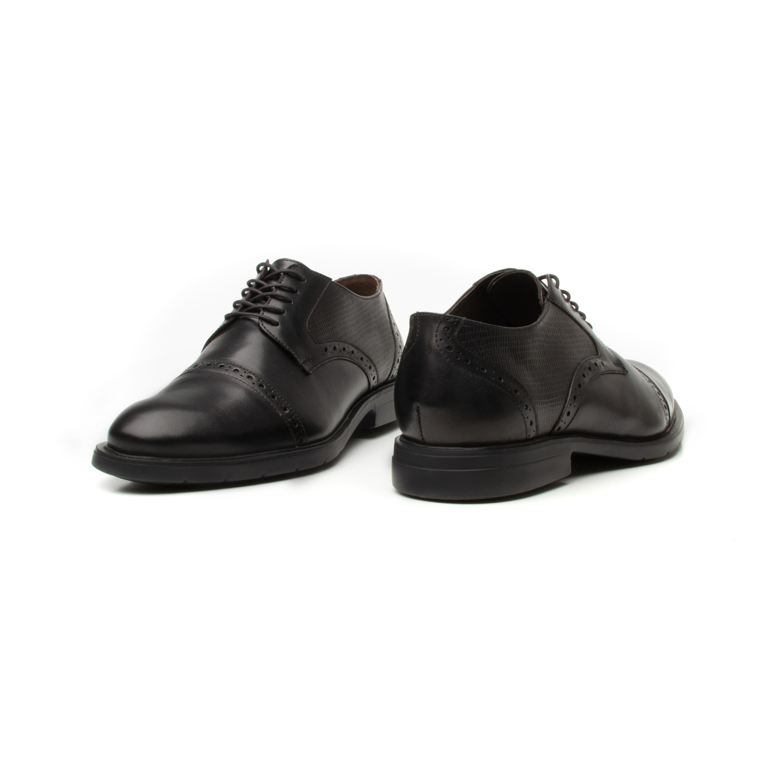Quirelli Men's Derby Shoe with Extra Lightweight Sole Style 702102 Black