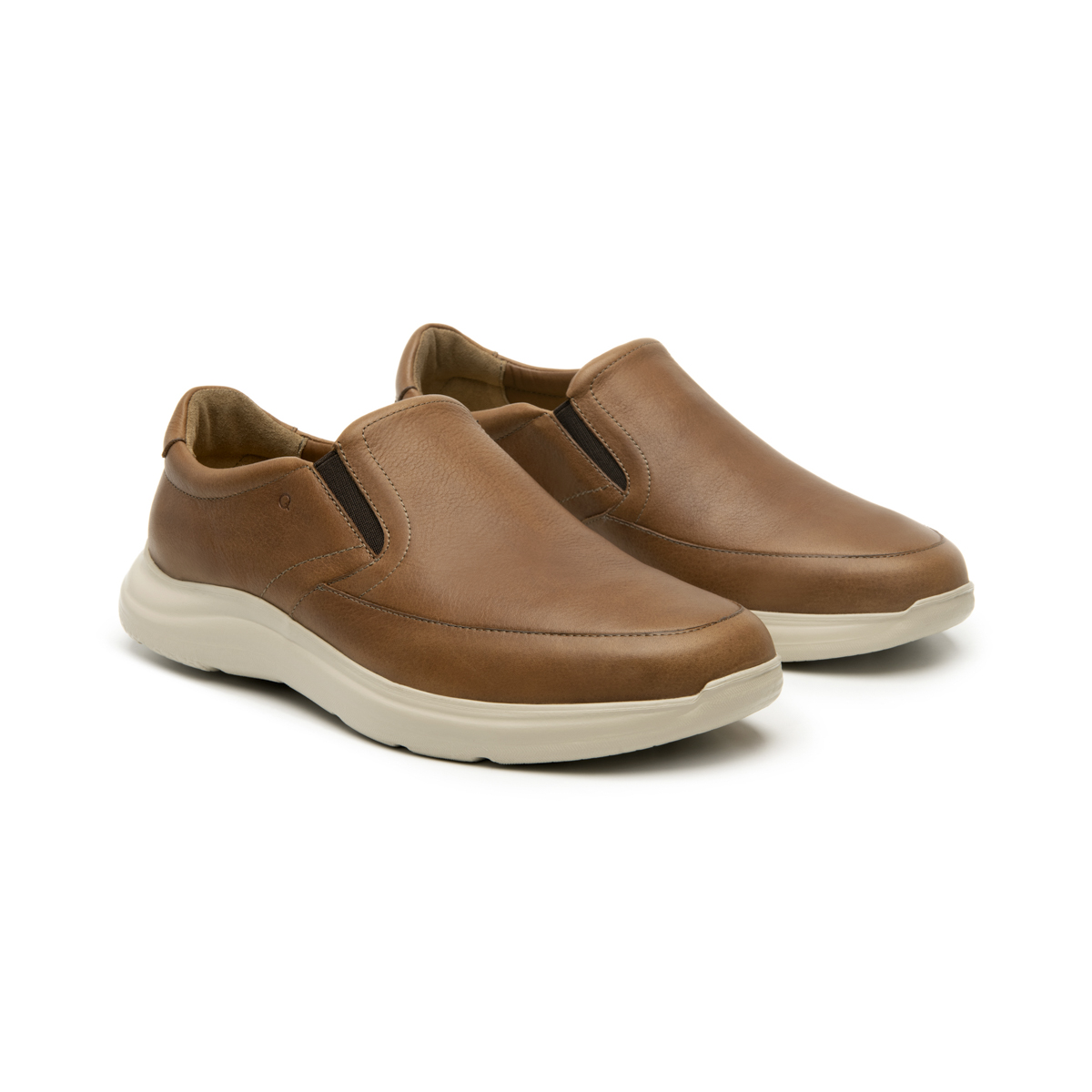 Slip On Casual Quirelli para Hombre con Corte Acojinado Estilo 702508 Tan