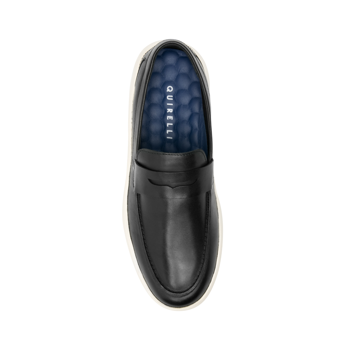 Quirelli Men's Penny Loafer with Hexafoam Insole Style 702909 Black