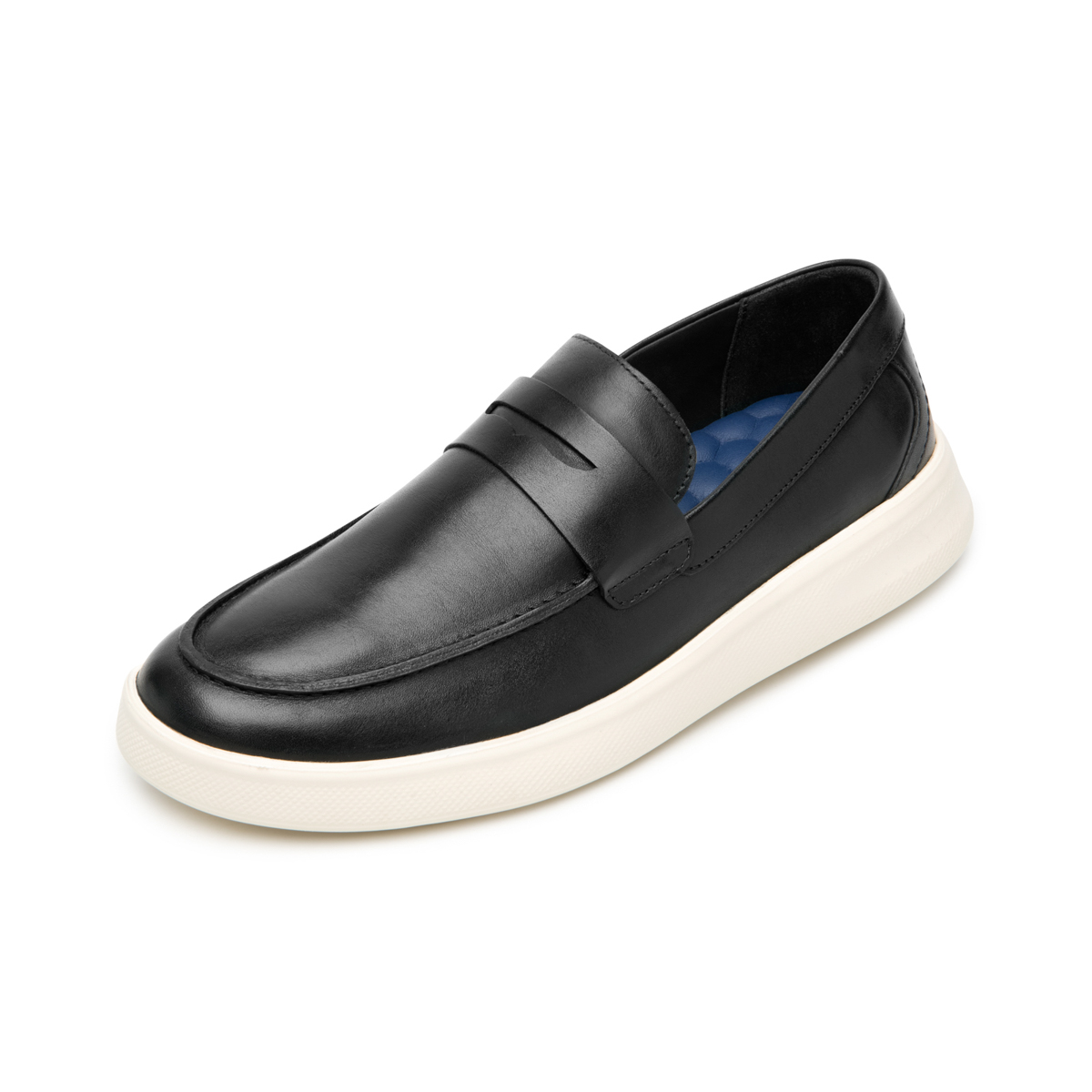 Quirelli Men's Penny Loafer with Hexafoam Insole Style 702909 Black