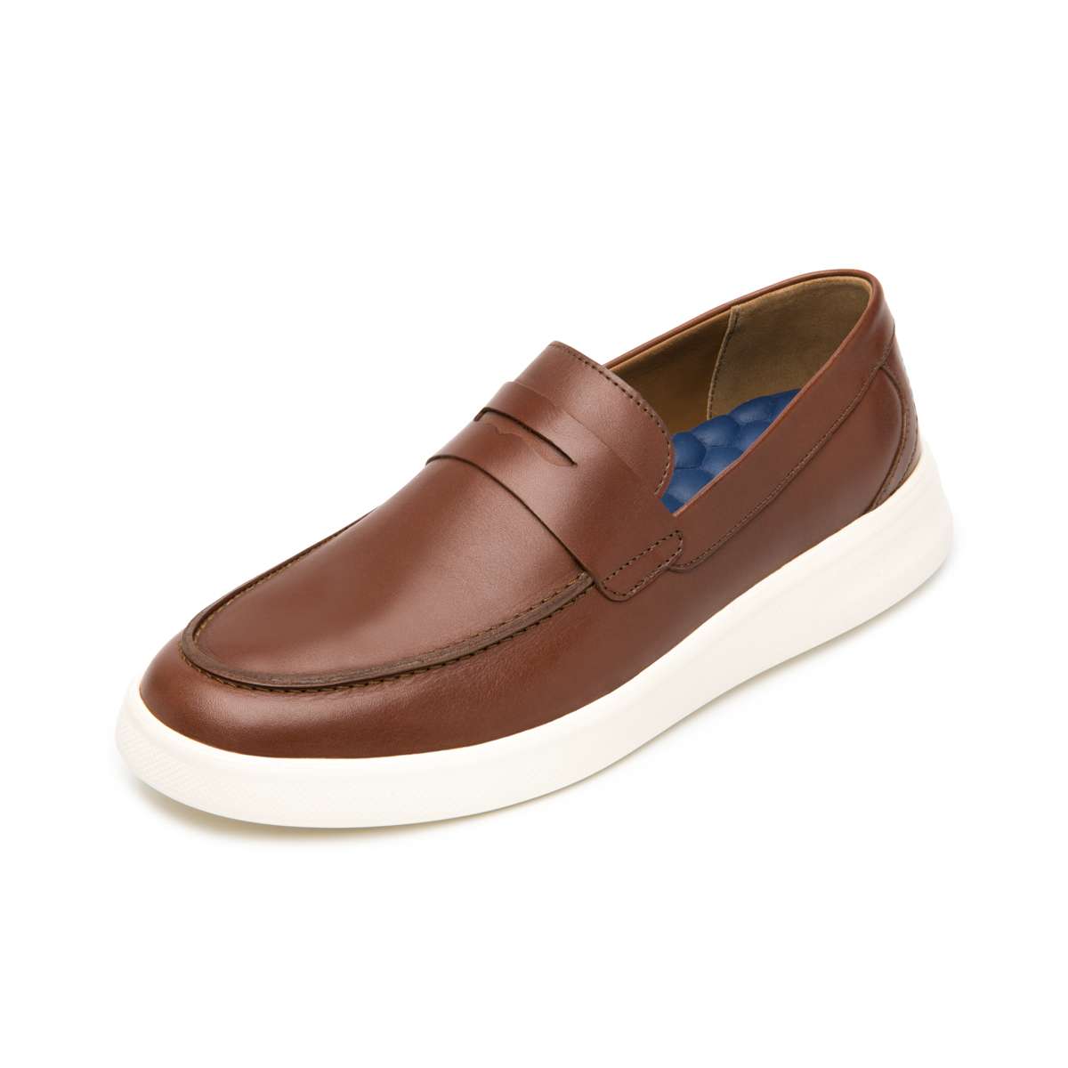 Quirelli Men's Penny Loafer with Hexafoam Insole Style 702909 Brown