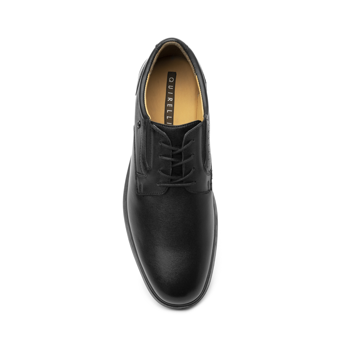 Zapato Derby Liso Quirelli para Hombre con California Auténtico Estilo 703301 Negro