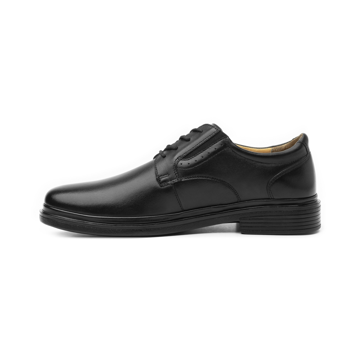 Zapato Derby Liso Quirelli para Hombre con California Auténtico Estilo 703301 Negro