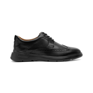 Quirelli Men's Casual Derby with Extra Light Sole Style 703601 Black