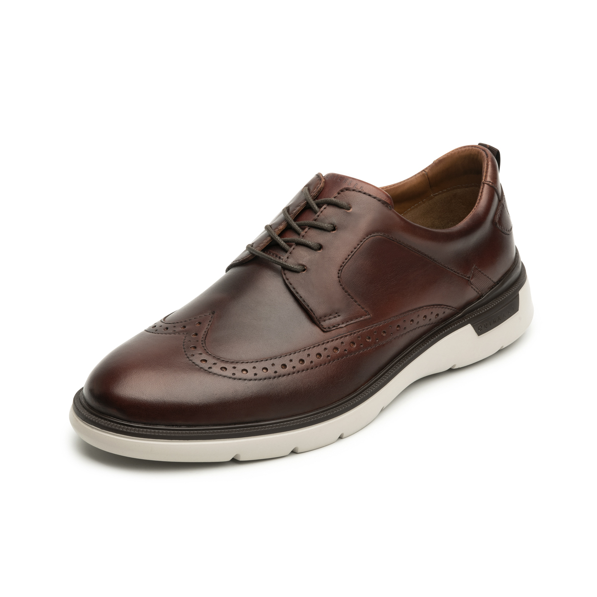 Quirelli Men's Casual Derby with Extra Light Sole Style 703601 Wine
