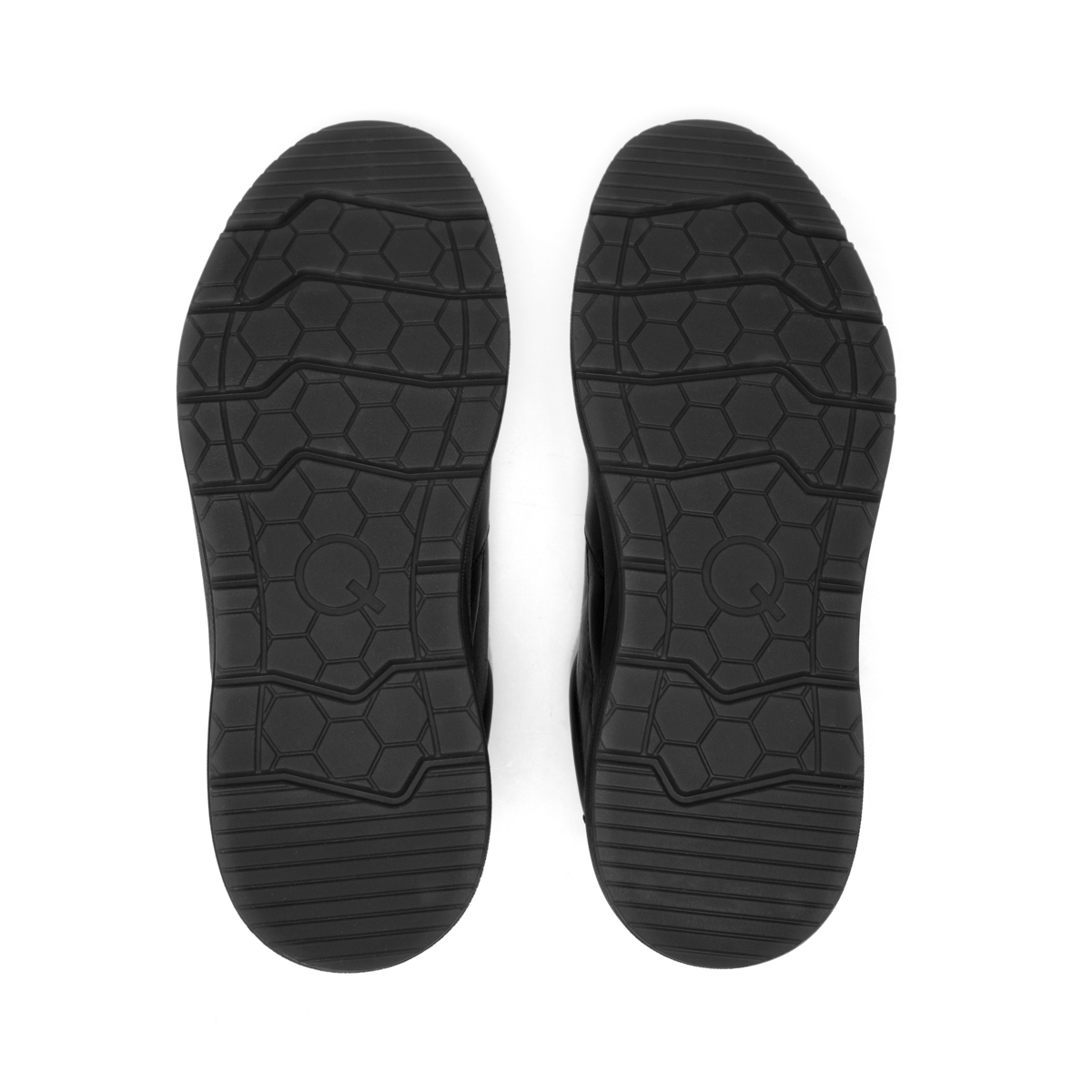 Men's Quirelli Leather Shoes Style 703805 Black
