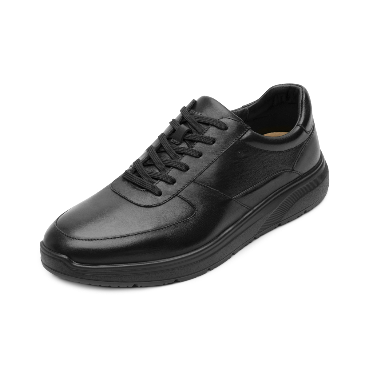 Men's Quirelli Leather Shoes Style 703805 Black