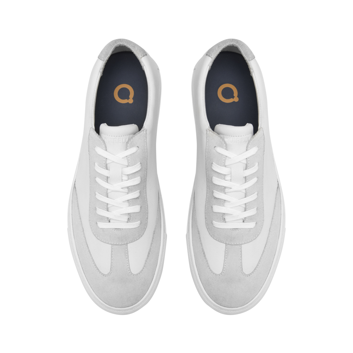 Tenis Sport Quirelli para Hombre 100% Piel Estilo 704903 Blanco