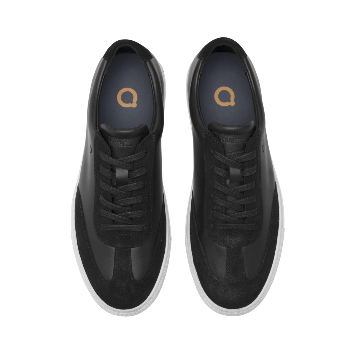 Tenis Sport Quirelli para Hombre 100% Piel Estilo 704903 Negro