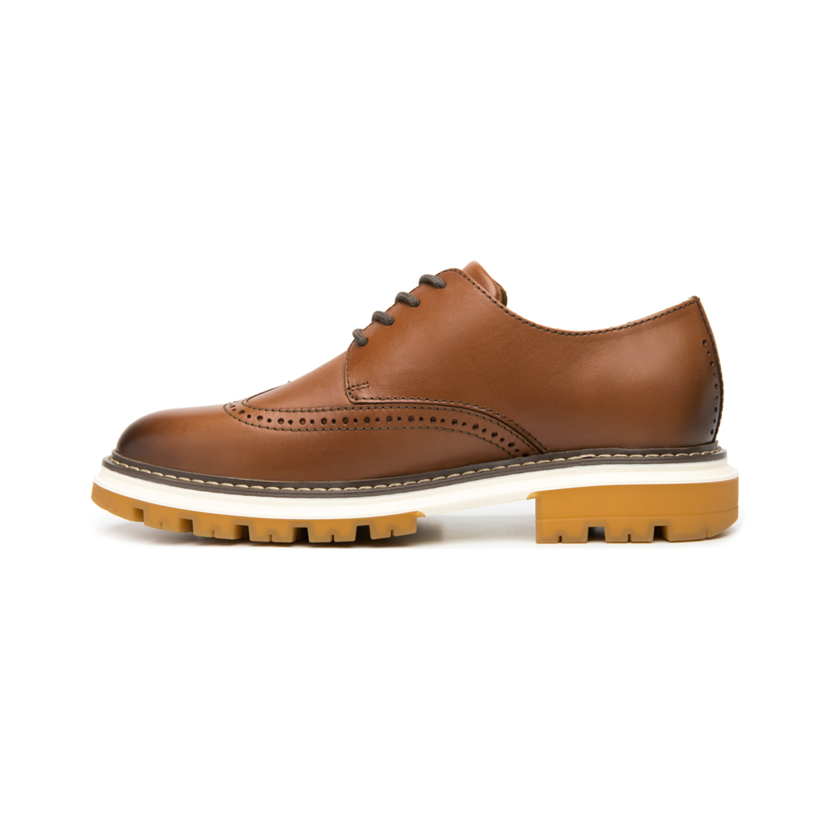 Quirelli Men's Leather Derby Style 705302 Tan