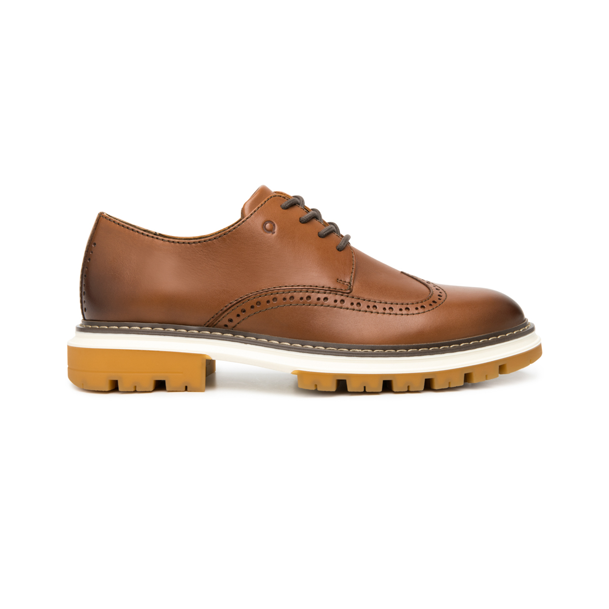 Quirelli Men's Leather Derby Style 705302 Tan