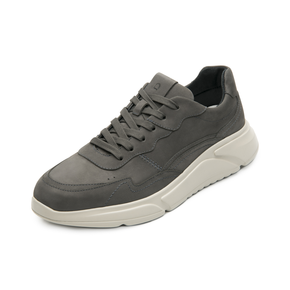 Quirelli Men's Casual Leather Shoe Style 705403 Gray