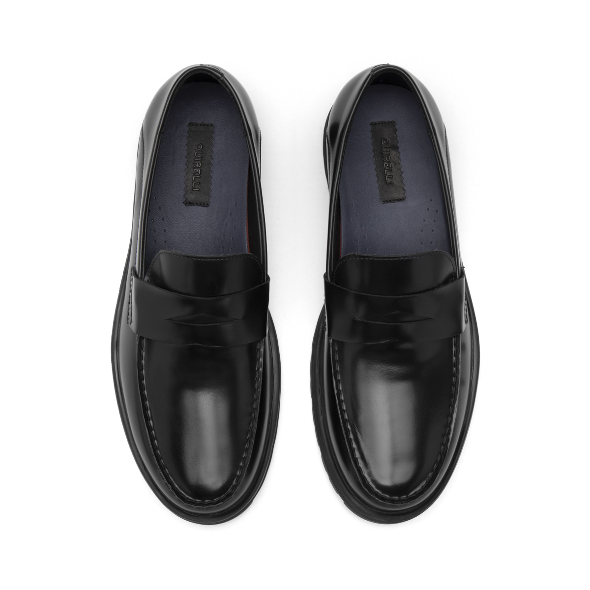 Calzado Vestir Casual Quirelli para Hombre Estilo 705802 Negro