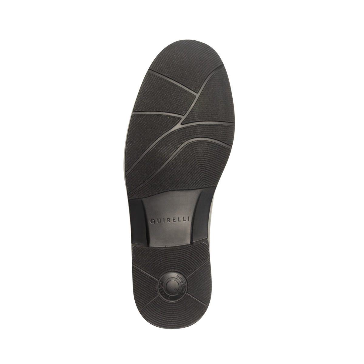 Quirelli Men's Casual Cushioned-Cut Office Shoe - 85101 Style Black