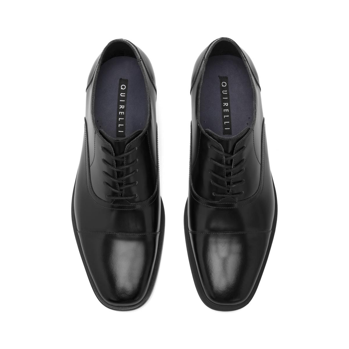 Oxford De Vestir Quirelli para Hombre 100% Piel Estilo 88502 Black