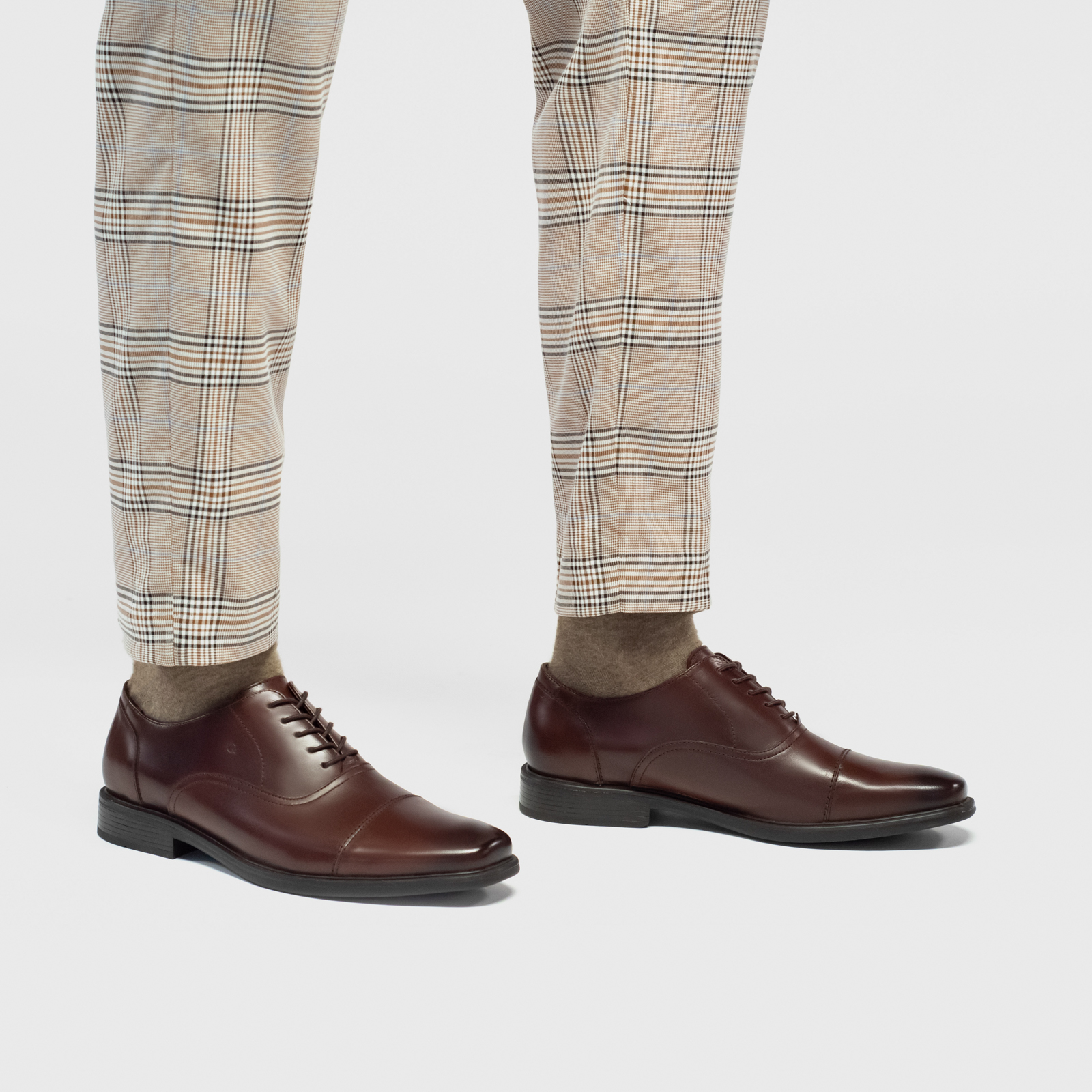 Derby Quirelli Men's Shoe with laces Style 88502 Chocolate