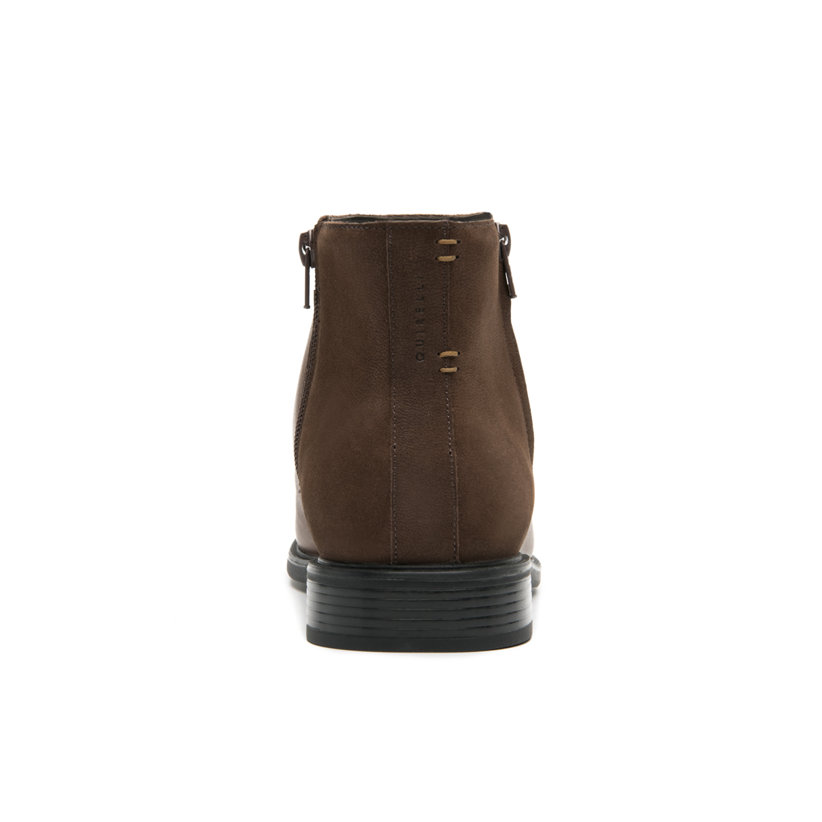 Quirelli Men's Dress Leather Boot Style 88515 Chocolate