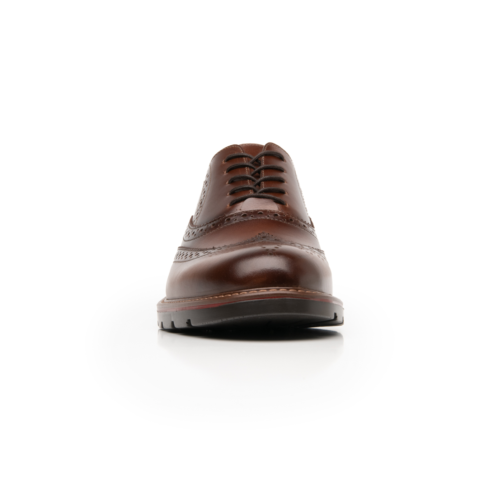 Zapato Bostoniano Quirelli para Hombre con suela con contraste Estilo 88602 Cognac