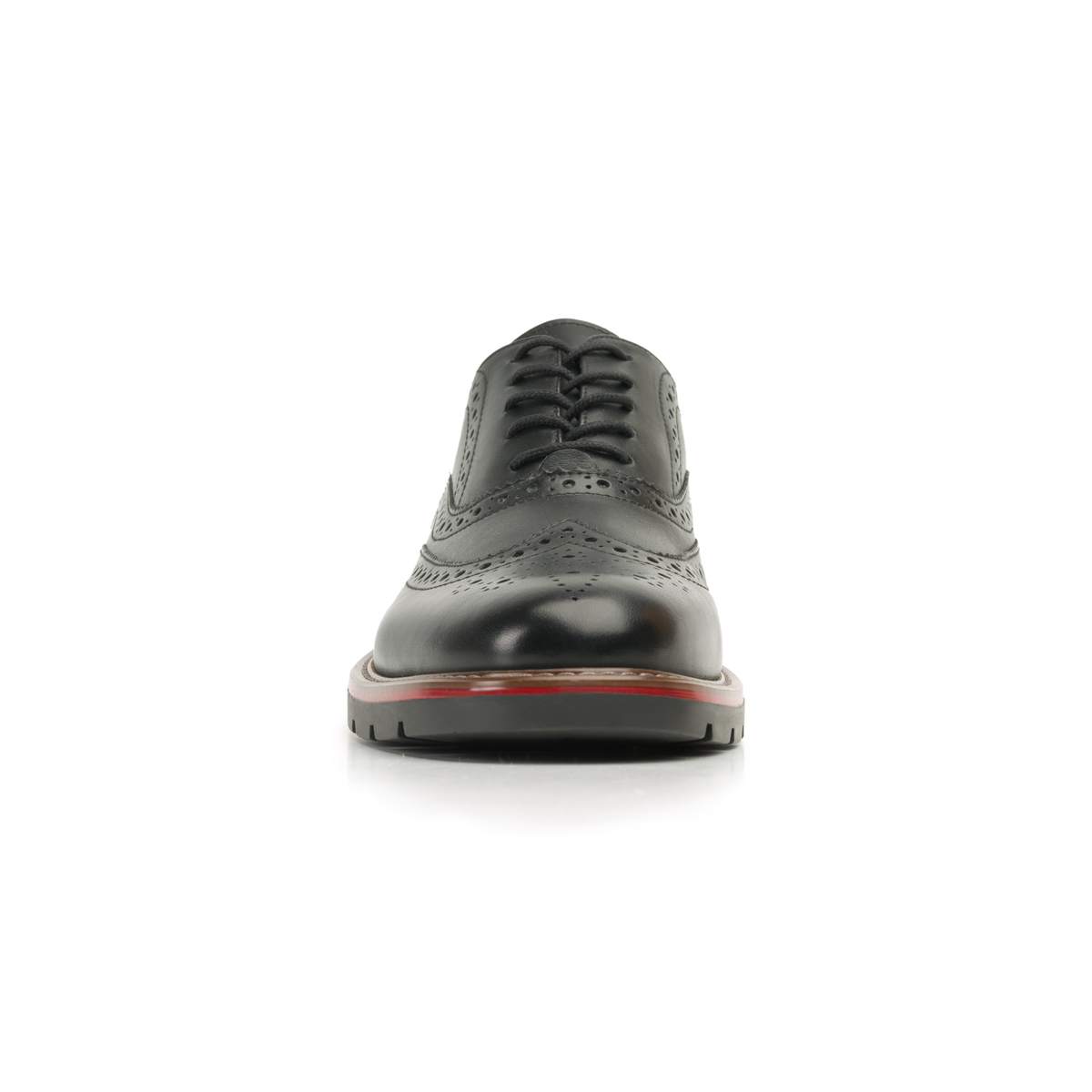 Zapato Oxford Bostoniano Quirelli Con Brillo Natural Para Hombre - Estilo 88602 Negro