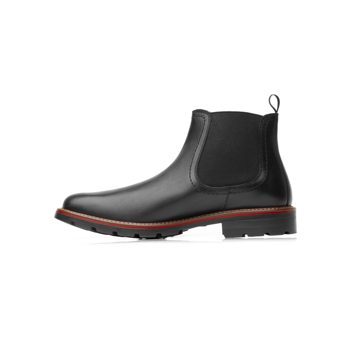 Botín Casual Quirelli 100% De Piel Para Hombre - Estilo 88606 Negro