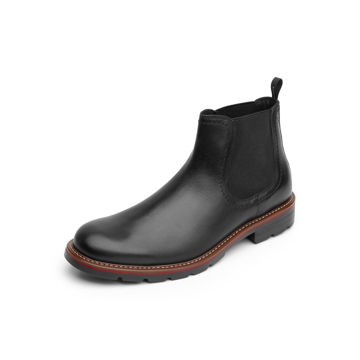 Botín Casual Quirelli 100% De Piel Para Hombre - Estilo 88606 Negro