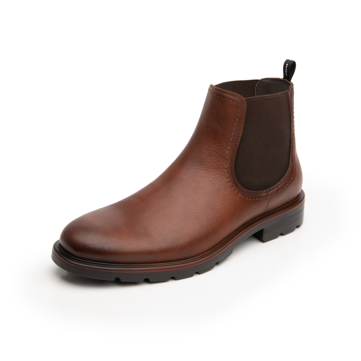 Botin Chelsea Quirelli para Hombre con elástico Estilo 88606 Nogal