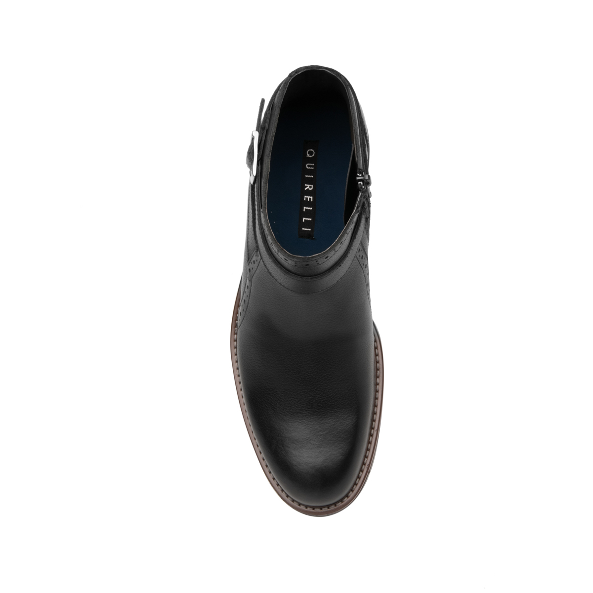 Quirelli Men's Casual Booty with side buckle Style 88608 Black