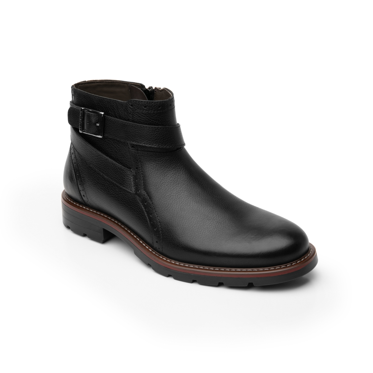 Quirelli Men's Casual Booty with side buckle Style 88608 Black
