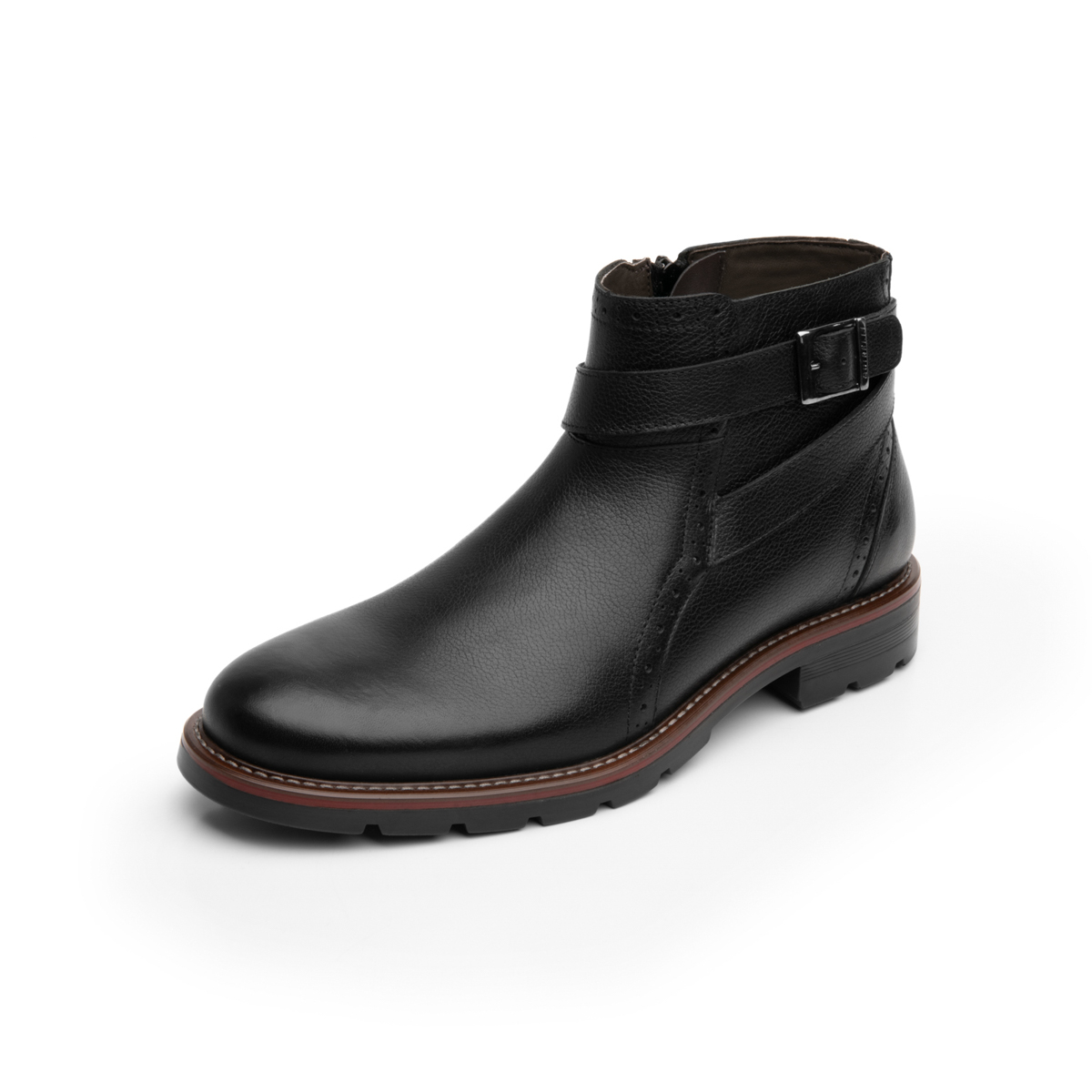 Quirelli Men's Casual Booty with side buckle Style 88608 Black