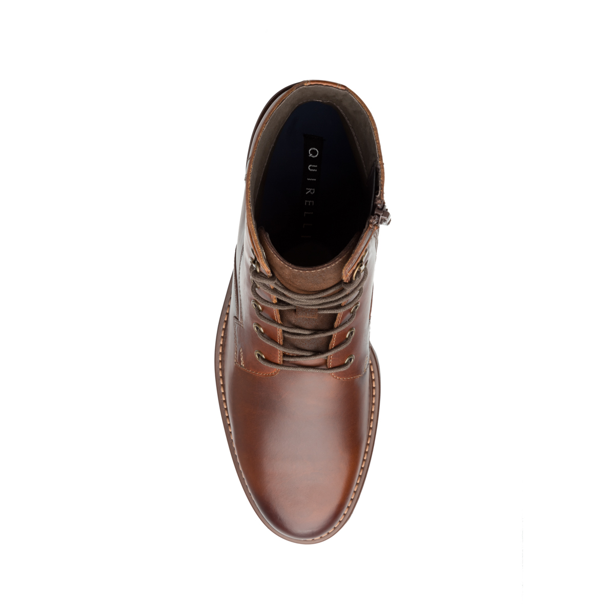 Botín Casual Quirelli 100% De Piel Para Hombre - Estilo 88609 Tan