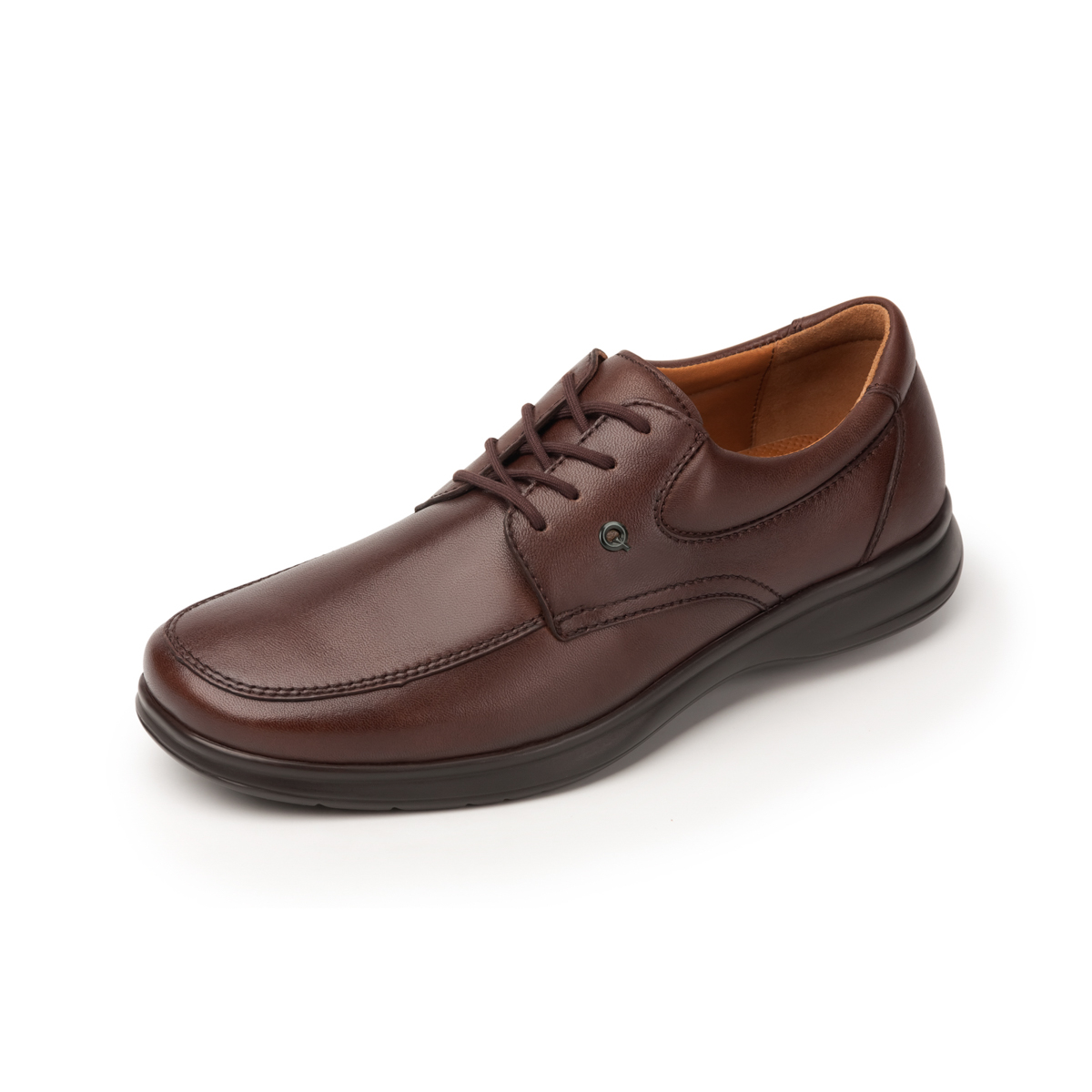 Zapato Casual Para Oficina Quirelli Con Plantilla Hexafoam Para Hombre - Estilo 88701 Chocolate