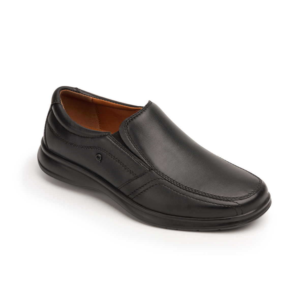 Mocasín Casual Quirelli Con Pespuntes Decorativos Para Hombre - Estilo 88702 Negro