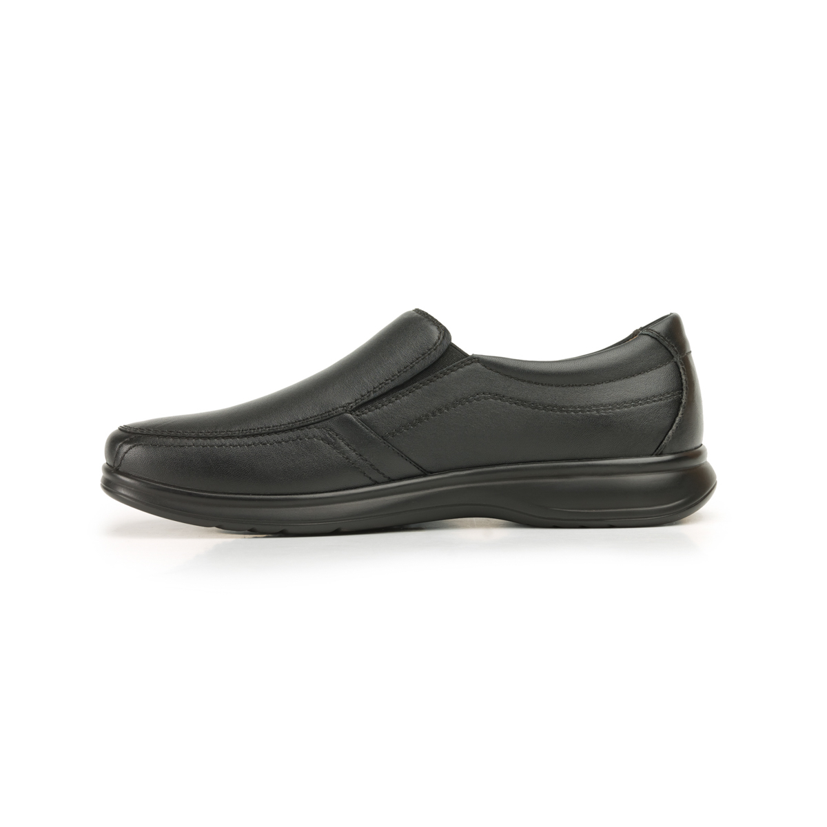 Mocasín Casual Quirelli Con Pespuntes Decorativos Para Hombre - Estilo 88702 Negro