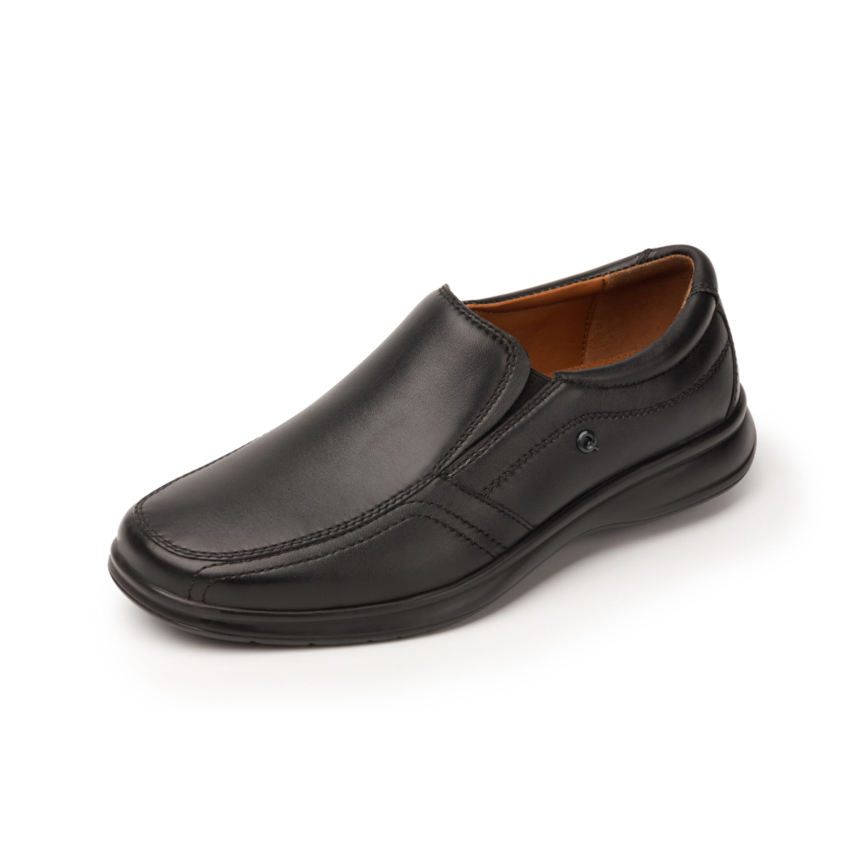 Mocasín Casual Quirelli Con Pespuntes Decorativos Para Hombre - Estilo 88702 Negro