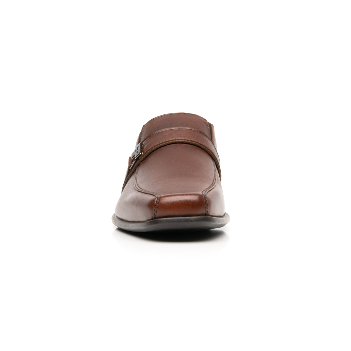 Men's Flexi Moccasin Shoe with Front Buckle Style 90712 Tan