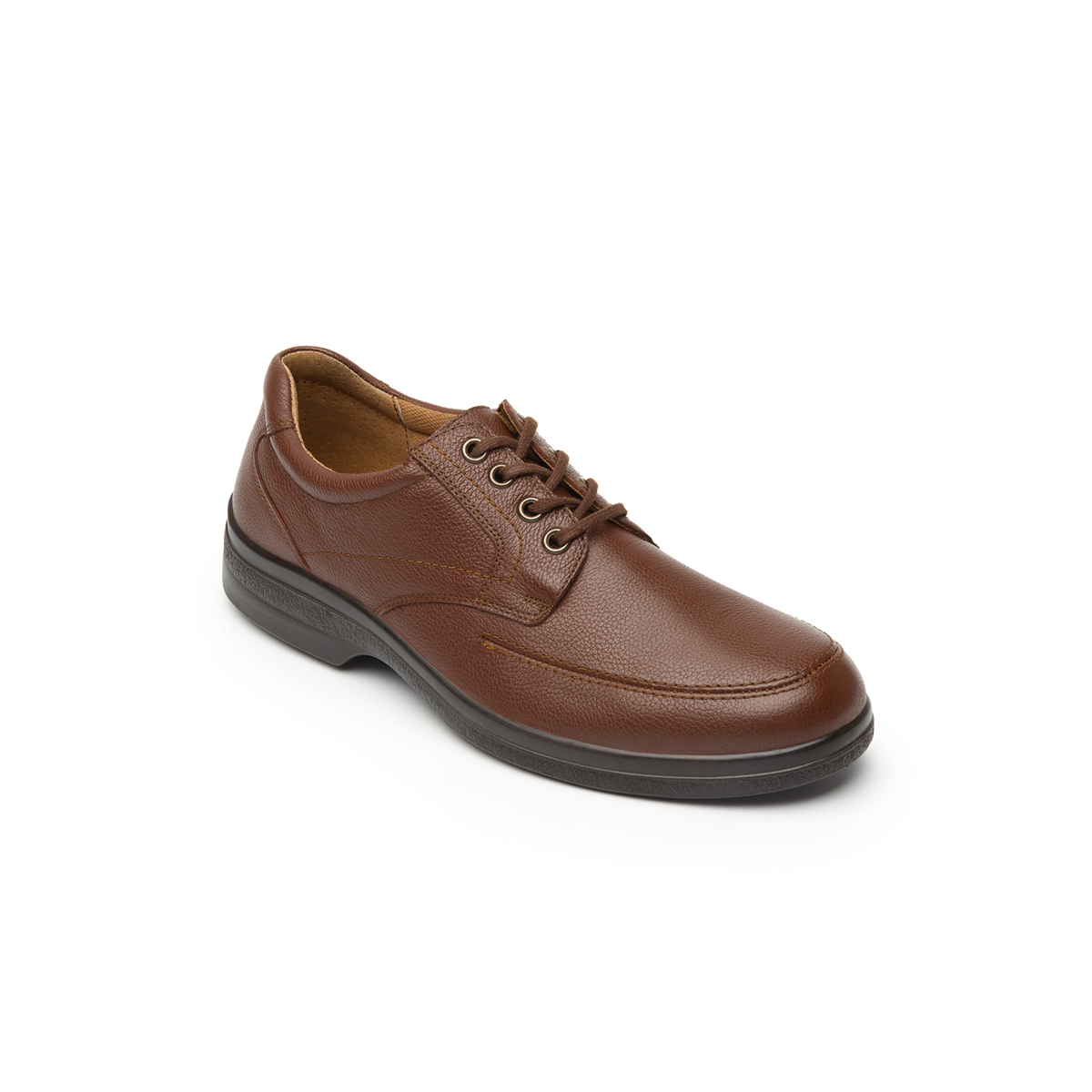 Zapato Casual De Servicio/Clínico Flexi De Agujetas Para Hombre - Estilo 91607 Cafe